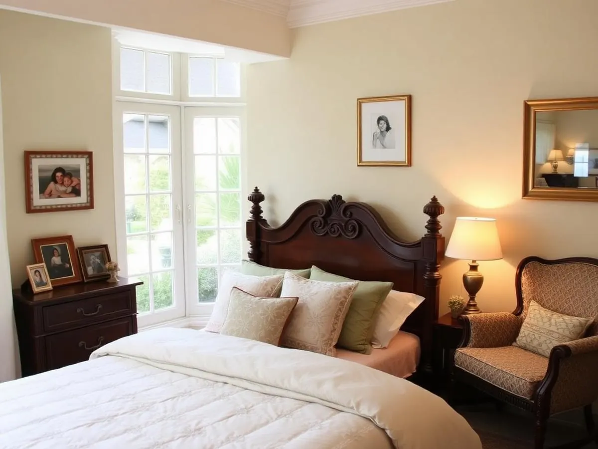 A private suite with personal touches